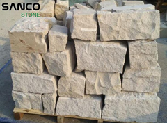 Light Beige Limestone Wall Stone