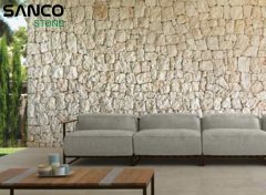 Beautiful Atmospheric Landscape Walls Made Of Light Beige Li