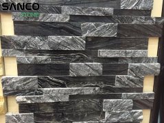 Tree Black Marble Z-type Unequal Width Cultural Stone