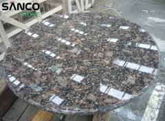 China Brown Circular Table Top