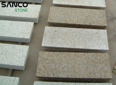 G682 Yellow Granite Chiselled Dry Hanging Tiles