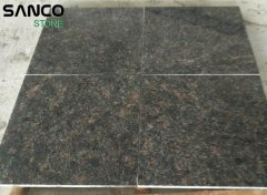 Tan Brown Granite Polished Tiles For Floor