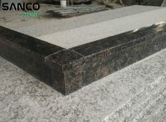 Tan Brown Granite Border For Building