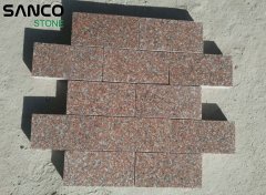 G386-8 Peninsula Red Granite Paving Stone