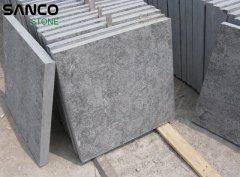 China Blue Limestone Flamed Tiles