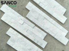 Snow White Z Shape Split Face Culture Stone Veneer