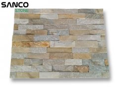 Ivory Yellow Quartz Natural Split face Stacked Stone Veneer