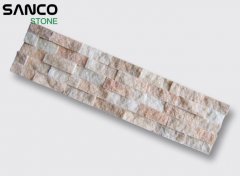 Pink Quartz Split Cultural Stone Ledge Stone