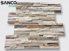 Beige Quartzite Split Face Ledgestone Veneer