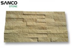 Absolute Yellow Sandstone Split Face Ledgestone Veneer