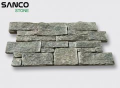 Green Quartz Split Face Cement Culture stone Veneer