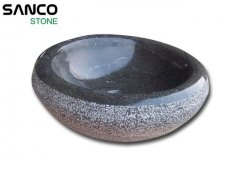 Natural Blue Limestone Wash Basin Bowl